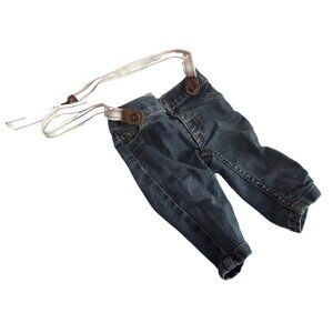 Carter's Jeans with White Suspender - 3M